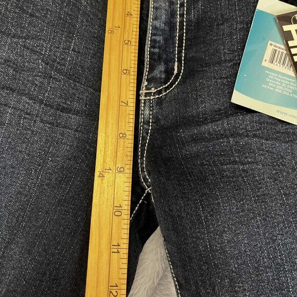 Hincapie Jeans Women 8 R Bootcut Dark Wash Stretch Denim Embroidered Western NWT - Picture 13 of 13